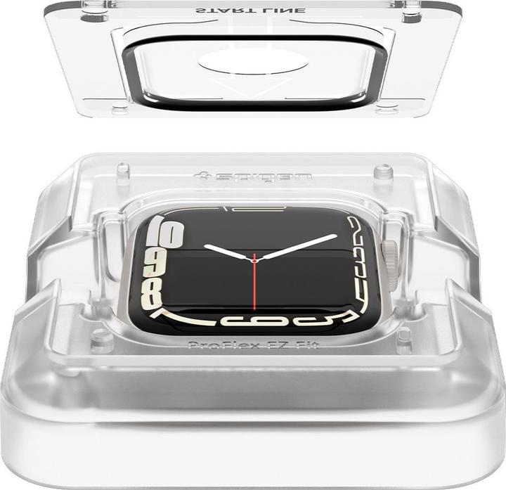 Produktbild Spigen ProFlex EZ FIT Apple Watch 7 45mm 2szt./2pcs AFL04051 Szkło Hybrydowe