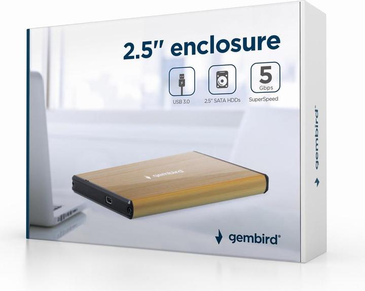 Actual product image Gembird USB 3.0 2.5/ hard drive enclosure (2.5")