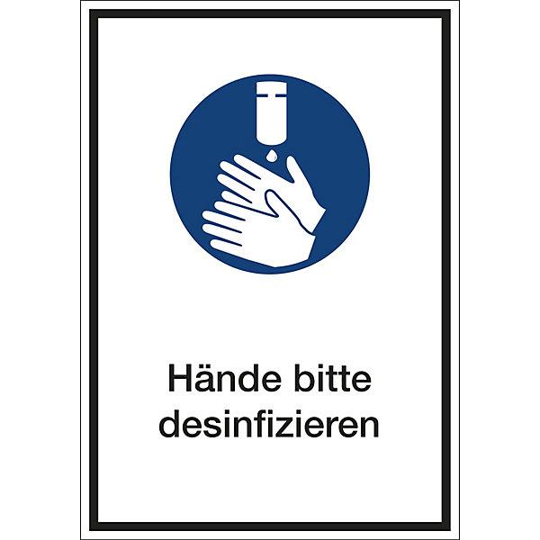 Image du produit Marahrens Combinaison de signes supplémentaires pour la commande, désinfecter les mains, film, 10 pcs