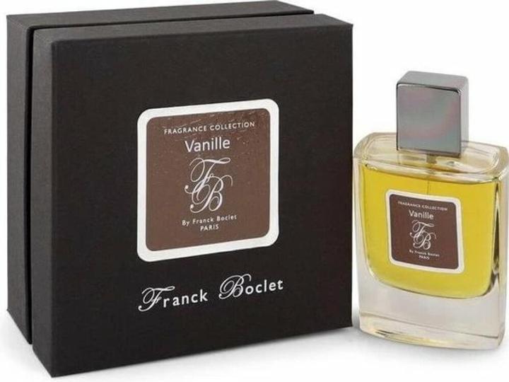 Actual product image Franck Boclet Vanille by Eau de Parfum Spray (Unisex) 100 ml (Eau de parfum, 100 ml)