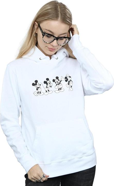 Immagine prodotto Disney Mickey Mouse Four Emotions Felpa con Cappuccio Donna (XXL)