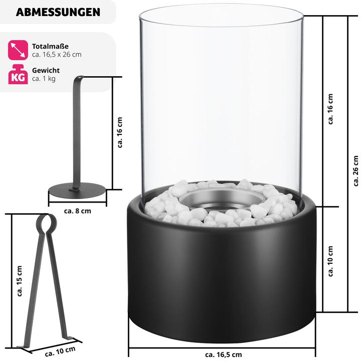 Image du produit tectake Damine (ø 26 x 16,5 cm)