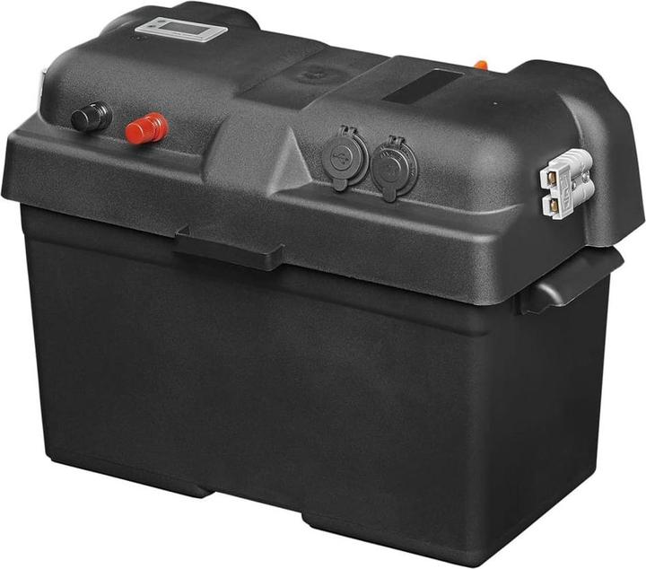 Produktbild ProPlus Batteriebox 35x18x23cm 2x USB - 1x 12V Steckdose - Voltmeter - 2x Anderson Stecker