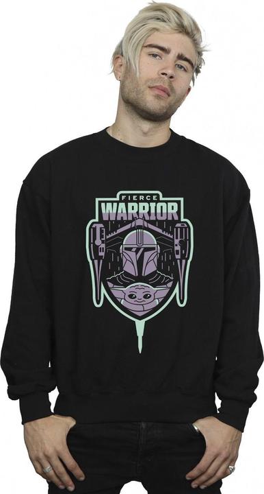 Produktbild Star Wars The Mandalorian Fierce Warrior Patch Sweatshirt (M)