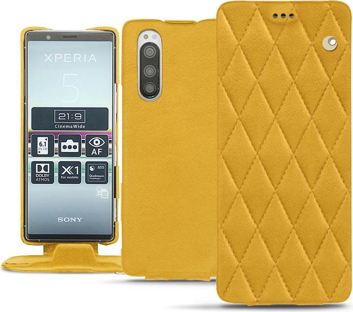Actual product image Noreve Leather cover vertical (Sony Xperia 5)