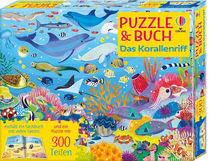 Immagine prodotto Puzzle & Buch: Das Korallenriff (300 pezzi)