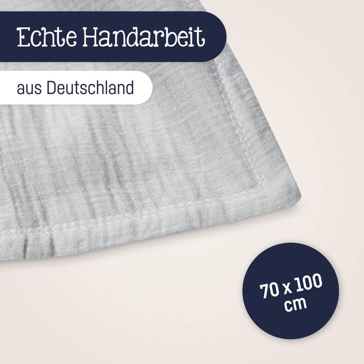 Produktbild Julius Zöllner Kuscheldecke aus Baumwollmusselin 70 x 100 cm (70 x 100 cm)