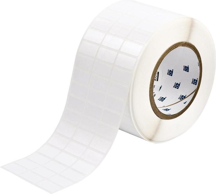 Immagine prodotto Brady THT-5-7546-10, poliestere antimanomissione, bianco, lucido, 25,40 x 12,70 mm, permanente, 3-
