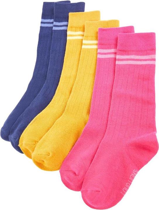 Ocra scuro, Rosa brillante, Blu marino