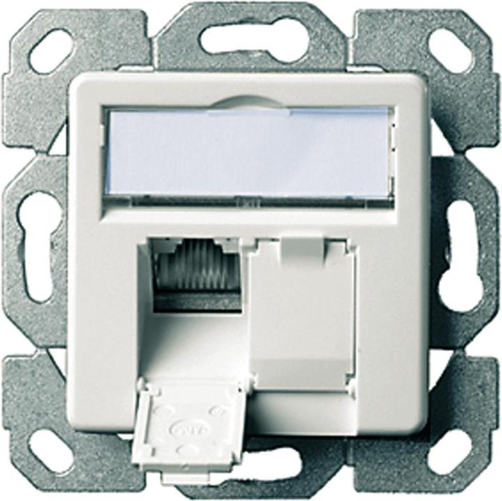 Image du produit Telegärtner TELEGAERTNER UPDose Cat6/Cl.E double 2xRJ45 alpinwhite AMJ45 (25.16.8650)
