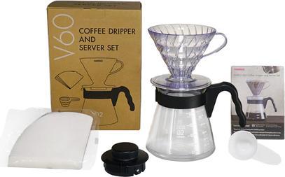 Produktbild Hario V60 Craft Kaffee-Tropfenset + Serviergeräte+Filter (0.60 l)