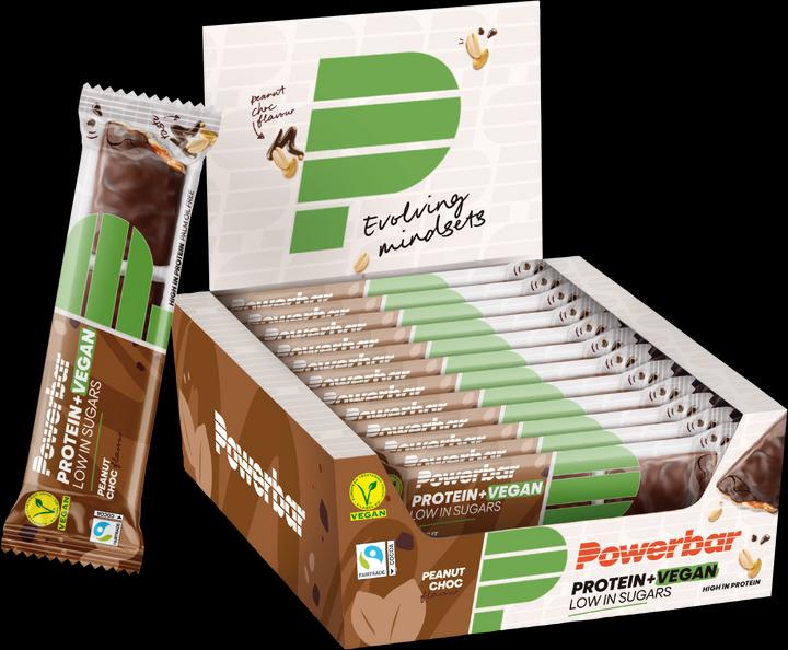 Actual product image Powerbar Protein Plus Low Sugar Vegan (Groundnut, Chocolate, 1 pcs., 504 g)