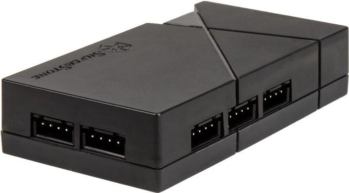 Actual product image Silverstone RGB LED Hub + 2x LED Strips (RGB)