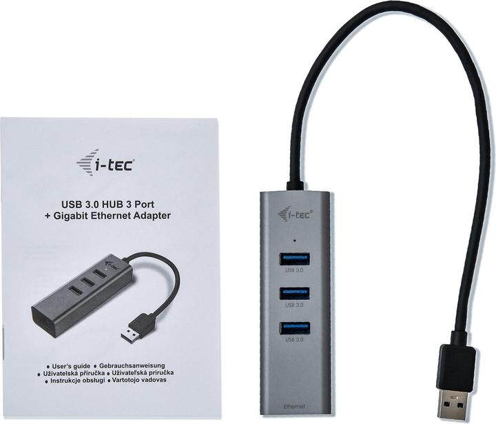 Produktbild i-tec U3METALG3HUB (USB-A, 3 Ports)