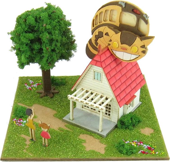 Produktbild Sankei Mein Nachbar Totoro - Das Haus und der Katzenbus - Paper Art Box