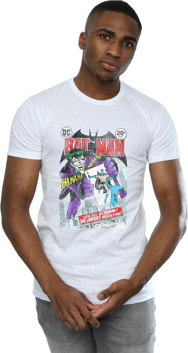 Actual product image Mens Batman Joker Playing Card Cover T-Shirt (S)