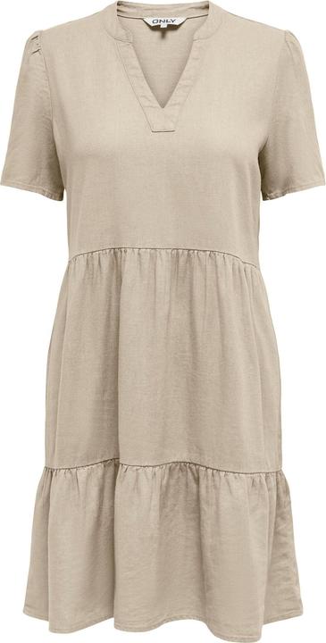 Only Normal geschnitten V-Ausschnitt Kurzes Kleid Glockenförmiges Kleid