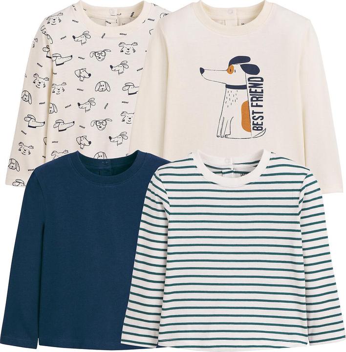 Produktbild La Redoute Collections 4er-Pack Langarm-Shirts (86)