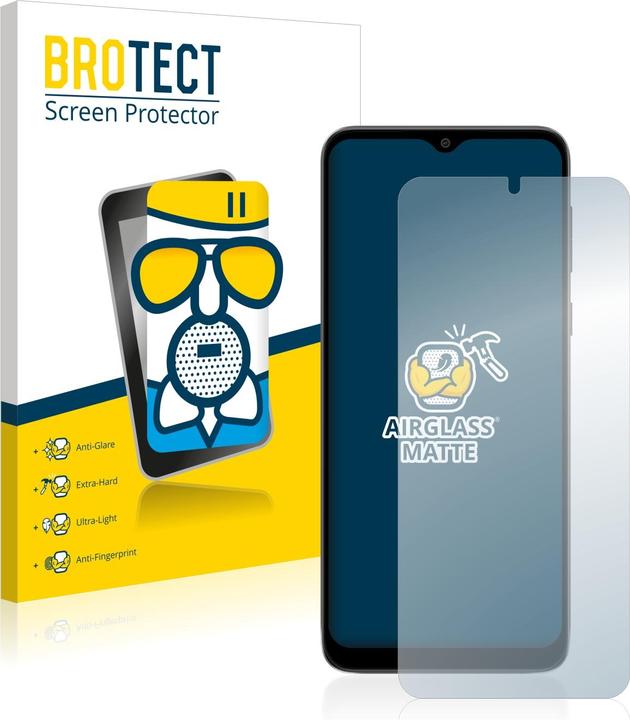 Actual product image BROTECT AirGlass Glass Matte (1 Piece, Motorola Moto E13)