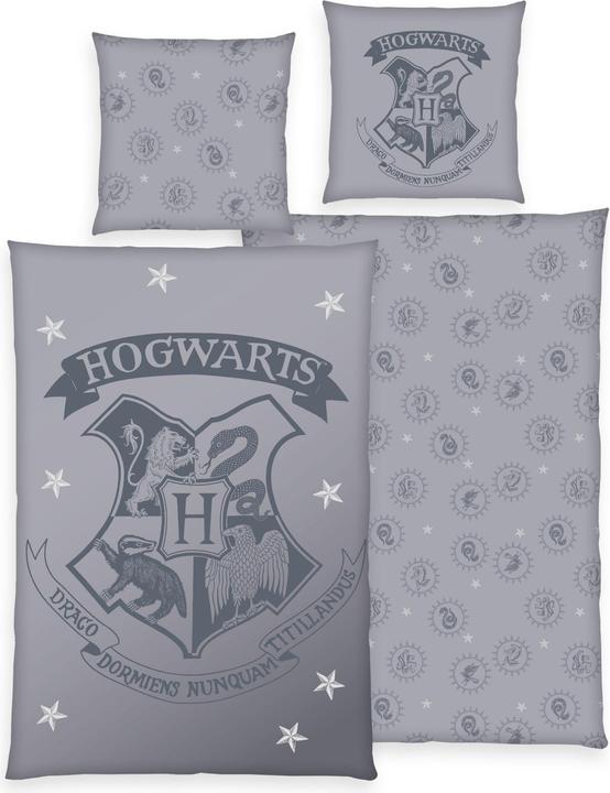 Image du produit Herding Harry Potter Literie Gris 135 x 200 cm / 80 x 80 cm
