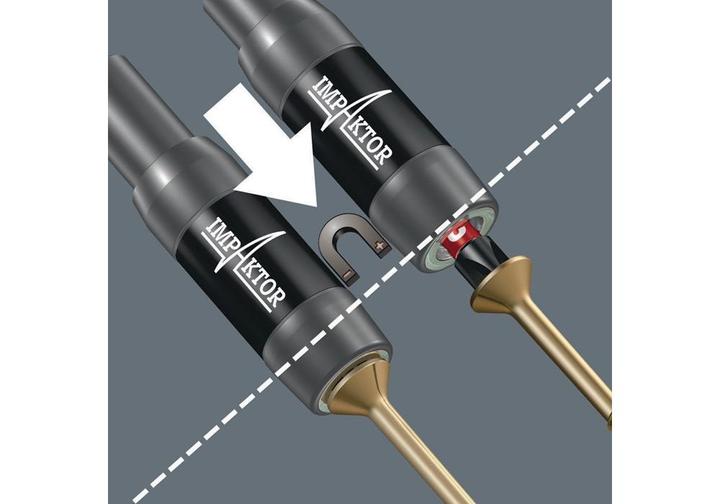 Actual product image Wera Bit-Check 10 Impaktor 1 SB (5/16")