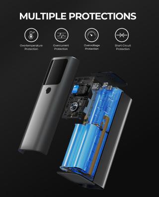 Actual product image Aukey Sprint X (27600 mAh, 140 W, 99.36 Wh)