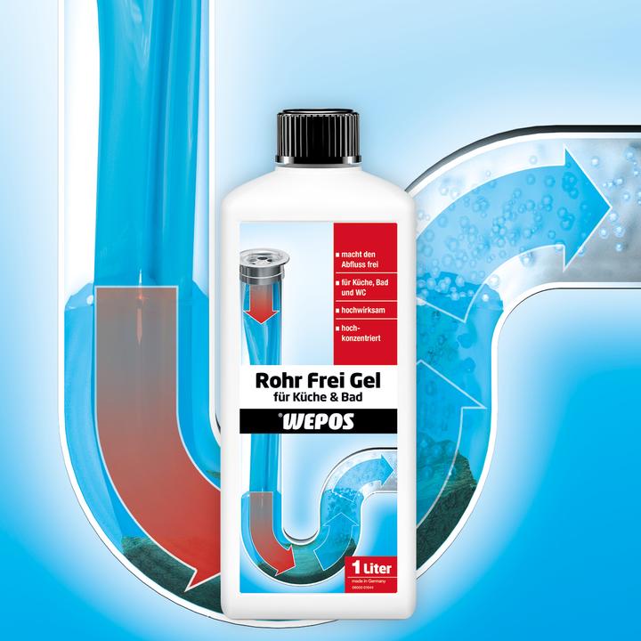 Actual product image Wepos Pipe Free Gel 1000 ml