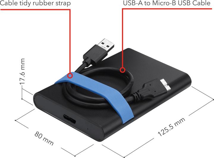 Image du produit Verbatim Kit de fermeture Store'N'Go (2.5")