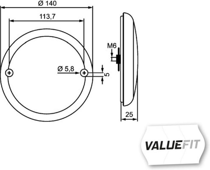 Image du produit Hella Feu arrière LED 2NR 357 026-251
