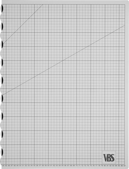 Actual product image VBS Foldable cutting mat "Cool Grey", self-healing