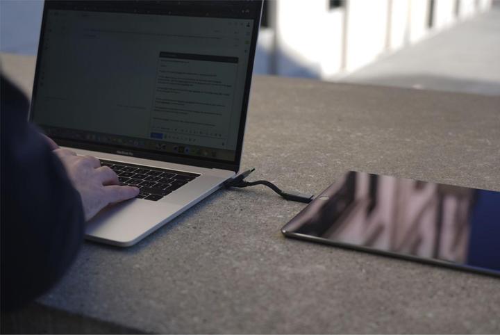 Actual product image Rolling Square inCharge X (0.07 m, USB 2.0)