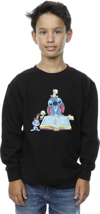 Immagine prodotto Disney Lilo & Stitch Reading A Book Felpa Ragazzi (140, 146)