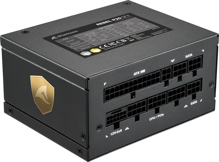 Produktbild Sharkoon Rebel P20 SFX 850 (null Watt) (850 W)