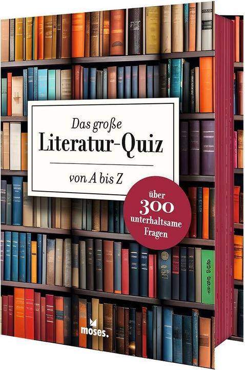 Actual product image MOS55034 - The large literature quizz from A to Z, for 2 or more players, from 12 years (DE edition) (German)