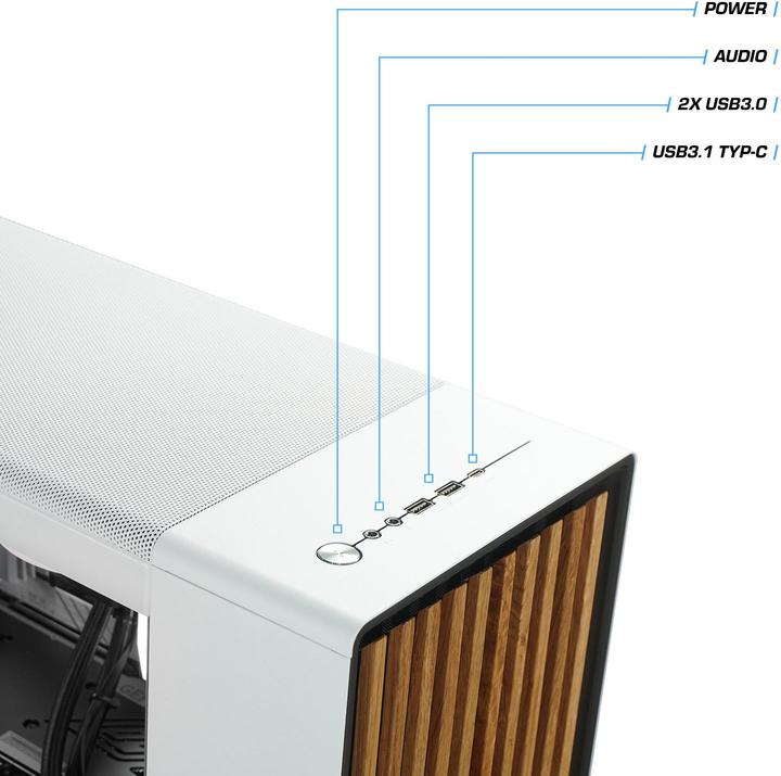 Produktbild Kiebel White Forest Ultra (Intel Core Ultra 9 285K, 32 GB, 1000 GB, GeForce RTX 5060 Ti)