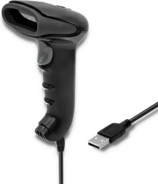 Actual product image Qoltec 50868 Barcode scanner 1D 2D Juodas (2D barcodes)