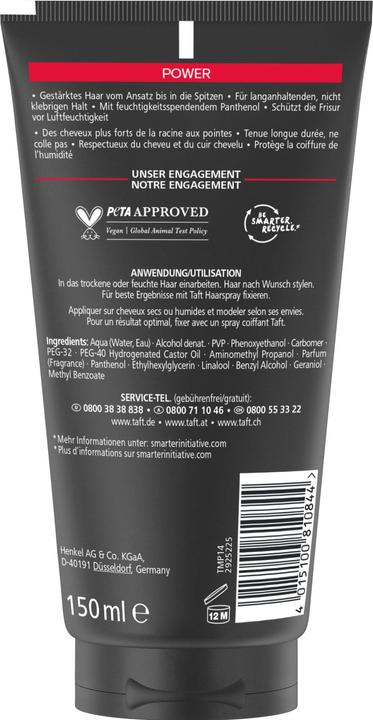 Immagine prodotto Taft Na (Gel per capelli, 150 ml)