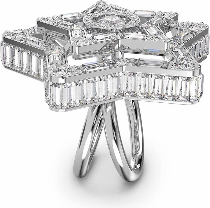 Produktbild Swarovski Stella Cocktail Ring Verschiedene Schliffe Stern Weiss (55)