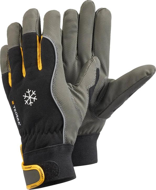 Produktbild Tegera Ejendals 9122, Workshop gloves, Black, Grey, Yellow, Adult, Adult, Scratch resistant, Nylon (8)