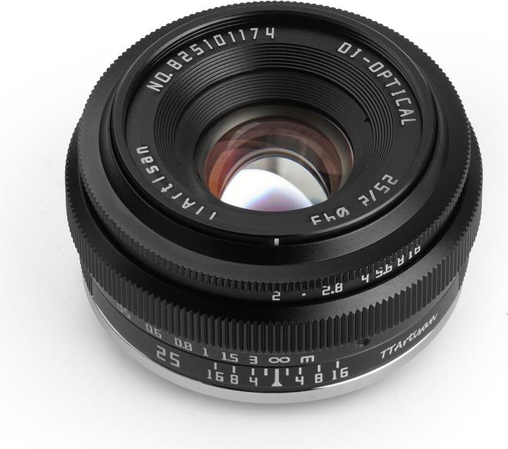 Actual product image TTArtisan 25mm f/2 for Fuji X (Fujifilm X, APS-C / DX)