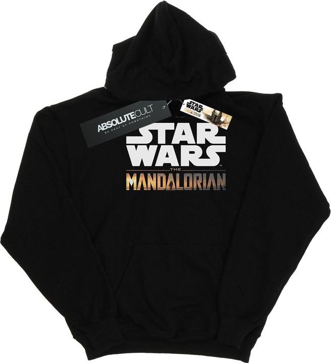 Immagine prodotto Star Wars The Mandalorian Logo Felpa con Cappuccio Ragazzi (116)