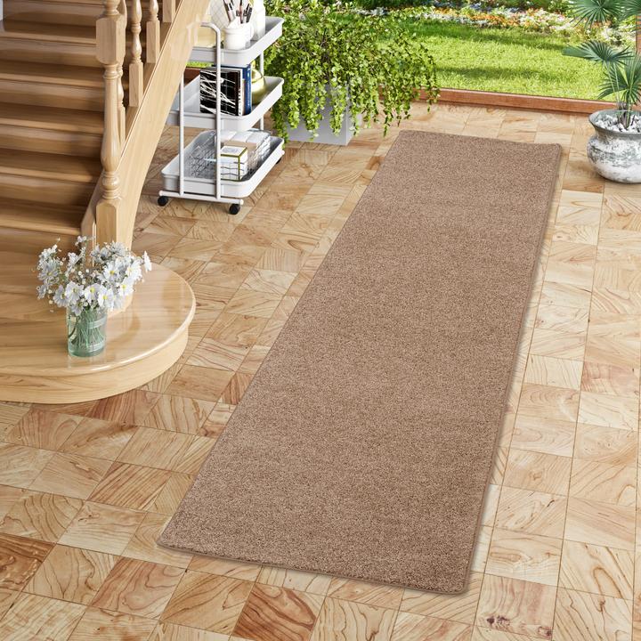 Produktbild Snapstyle Hochflor Velours Teppich Läufer Mona (80 x 160 cm)