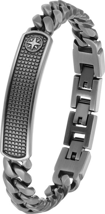 S.Oliver Armschmuck für Herren, Edelstahl | Kompass (18.50 cm, Edelstahl)