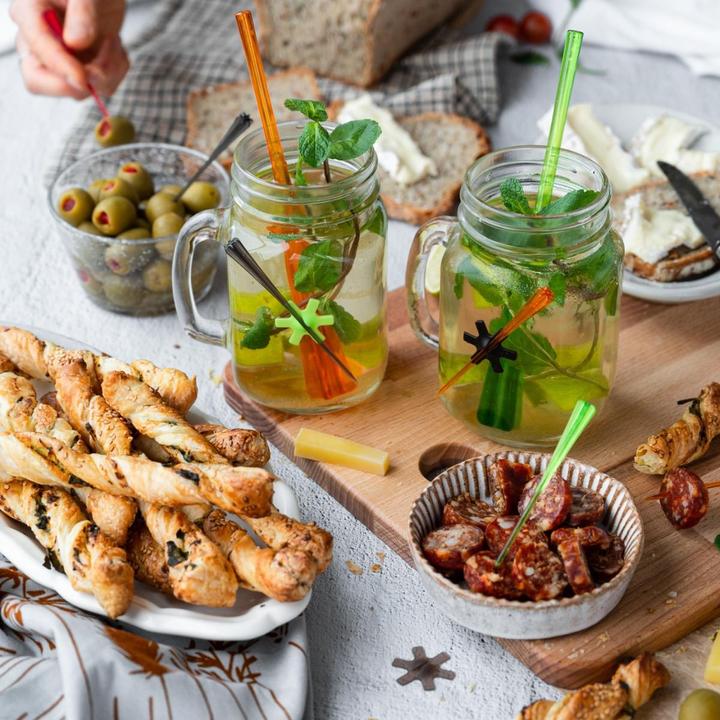 Produktbild Mastrad Cocktail Stössel-Strohhalm 6er-Set (6 x)