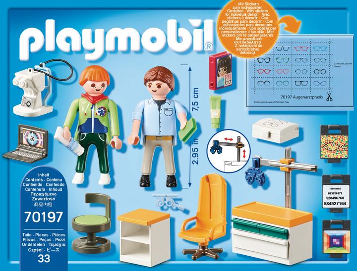 Image du produit Playmobil l'ophtalmologue (70197, Playmobil City Life)