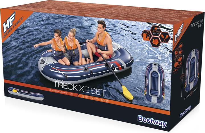 Image du produit Bestway Hydro-Force™ Ensemble de canots pneumatiques Treck X2 255 x 127 x 36 cm (255 cm, 3 pers.)