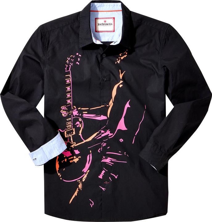 Actual product image Joe Browns Music Man Print Long Sleeve Shirt (S)