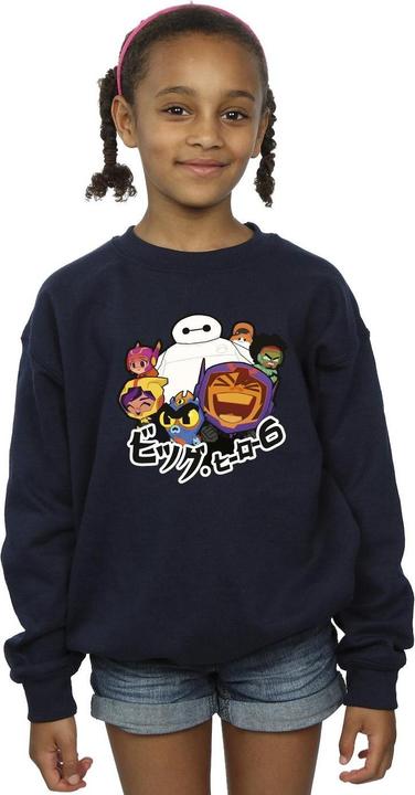 Image du produit Disney - Sweat BIG HERO BAYMAX GROUP MANGA - Fille (116)