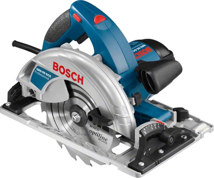 Produktbild Bosch Professional Handkreissäge GKS 65 GCE + FSN 1400