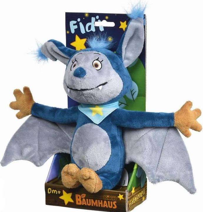 Produktbild Simba 109221001 - Fidi Fledermaus 35cm, bekannt aus dem KiKA Baumhaus aus kuschelweichem Plüsch, ab (35 cm)